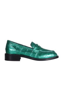 Presley Loafer - Metallic Green