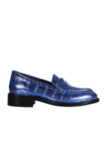 Presley Loafer - Metallic Blue // LAST PAIR SIZE 41