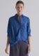 Louie Draped Shirt - Marine