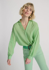 Violet Blouse - Grass Green