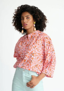 Lou Heart To Heart Blouse - Pink