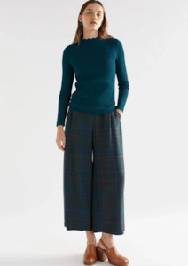 Seine Pant - Teal Plaid