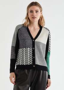 Textured Cardi - Black