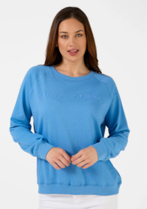 Classic Sweater - Sky Logo