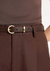 Happens All The Time Belt - Choc / Gold