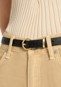 Happens All The Time Belt - Black / Gold