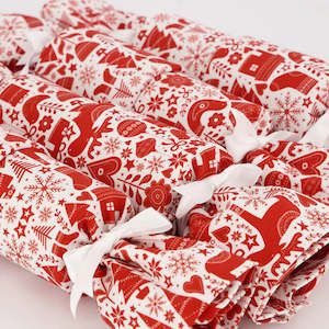 Reusable Christmas Crackers - Scandi (6 crackers)