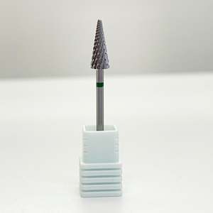 Nail Drill Bit - Conical Carbide Bit Silver