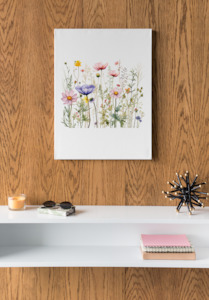 Wall Art Lash Room Decor - Wildflowers Art Print - Digital Download