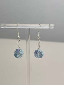 Handmade Seed Beads Dangle Earrings