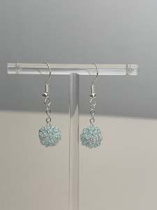 Handmade Seed Beads Dangle Earrings