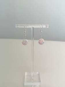 Handmade Seed Beads Dangle Earrings