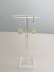 Handmade Seed Beads Dangle Earrings