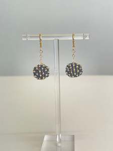 Handmade Seed Beads Dangle Earrings