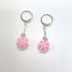 Handmade Seed Beads Dangle Earrings