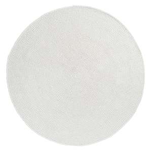 Floor covering: Arlenis Ivory Crochet Indoor Outdoor Round Rug