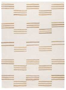 Hendrix Asymmetrical Striped Jute Wool Rug