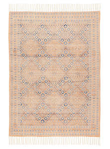 Bibi Blue and Orange Boho Picnic Rug*NO RETURNS UNLESS FAULTY