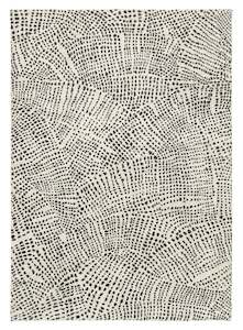 Floor covering: Eddie Charcoal Grey Abstract Tribal Pattern Washable Rug