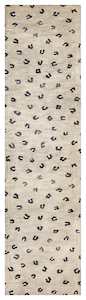 Candice Beige Leopard Pattern Runner Rug*NO RETURNS UNLESS FAULTY