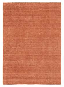 Yves Terracotta Sunset Minimal Washable Rug