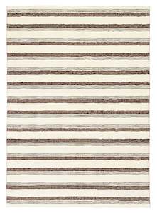 Kasia Brown Striped Washable Rug