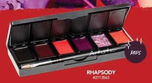 Beauty salon: Artistic Cream Colour Gel 6pc Palette - Rhapsody (Reds) - NEW & IN STOCK