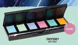 Artistic Cream Colour Gel 6pc Palette - Odyssey (Pastels) - NEW & IN STOCK