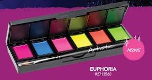 Artistic Cream Colour Gel 6pc Palette - Euphoria (Neons) - NEW & IN STOCK