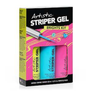 Artistic Art Striper Gel - 3pc Kit - Bright - NEW & IN STOCK