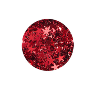 Glitter Gloss Shapes Stars - Ruby Skinny Stars