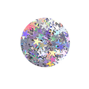 Glitter Gloss Shapes Stars - Holo. Skinny