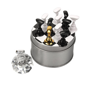 Nail Art - Magnetic Chess Board (Tinned 10pc)