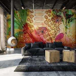 Ophidia wallpanel by Karen Chappelow