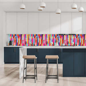 Dripping in Colour Splashback