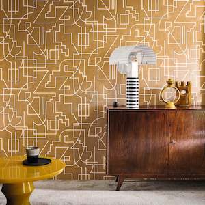 Furniture manufacturing: Alexander Wallpaper by Casamance