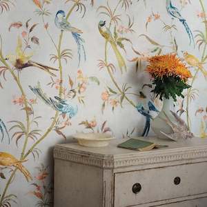 Furniture manufacturing: Pluma Wallpaper by Romo