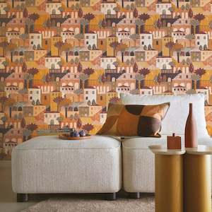 Furniture manufacturing: Monterosso Wallpaper by Casamance