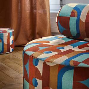 Furniture manufacturing: Reciproque Fabric by Casamance