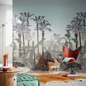 La Jungle Enchantee Wall Panel by Casadeco