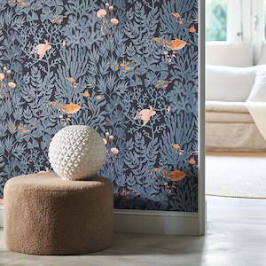 Furniture manufacturing: Atlantide Wallpaper by Casadeco