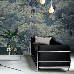 Furniture manufacturing: Palmeria Wallpaper by Fischbacher