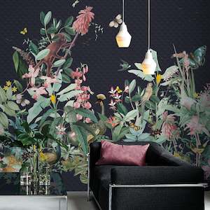 Furniture manufacturing: So Avantgardening Wallpaper by Fischbacher