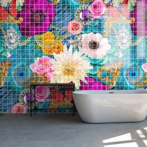 Electric Avenue Tiles by Miss Lolo