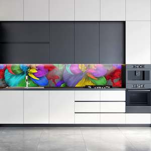 Furniture manufacturing: Rainbow Sparkles splashback