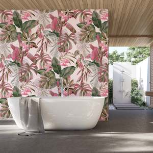 Tropinkana Removable Bathroom Wallpaper