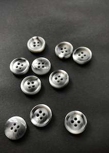 Grey Marbled Buttons 15mm