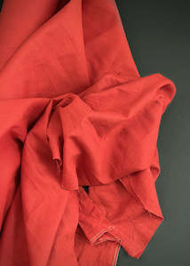 Laundered Linen Cotton - Flame