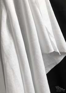 Laundered Linen Cotton - Bright White