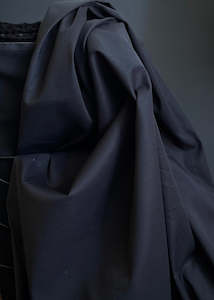 Dressmaking supply: Go To Organics - Cotton Voile, Jet Black